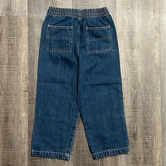 💞 New Toddler Boys 4T Denim Blue Jeans - Picture 4 of 5